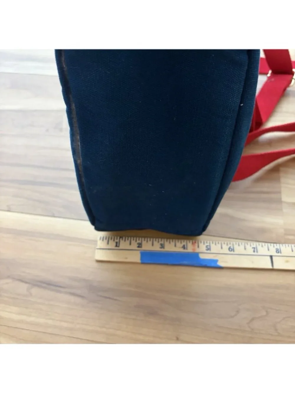 Disney Parks Loungefly Captain Marvel Canvas Mini Backpack Blue Red